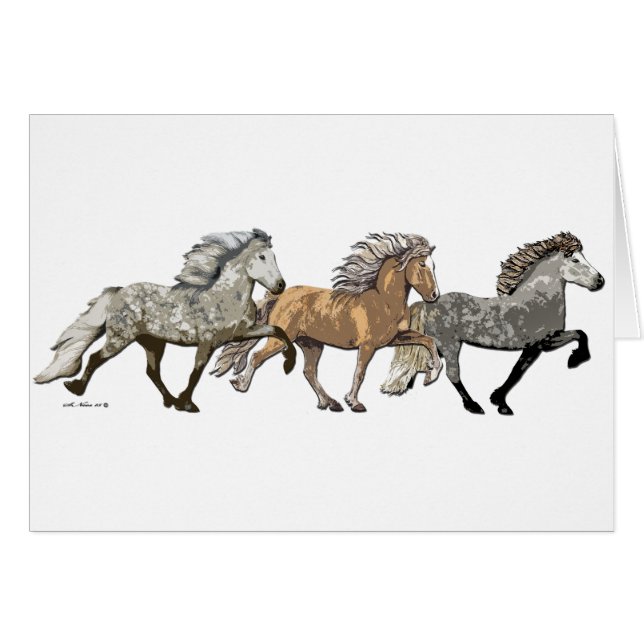 Trio in Tolt (Front Horizontal)