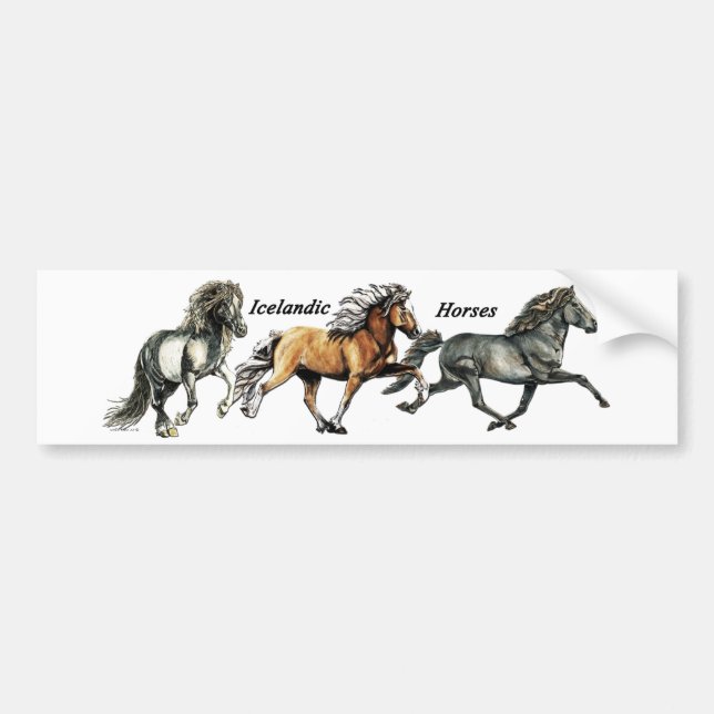 Trio in Tolt Bumper Sticker (Front)