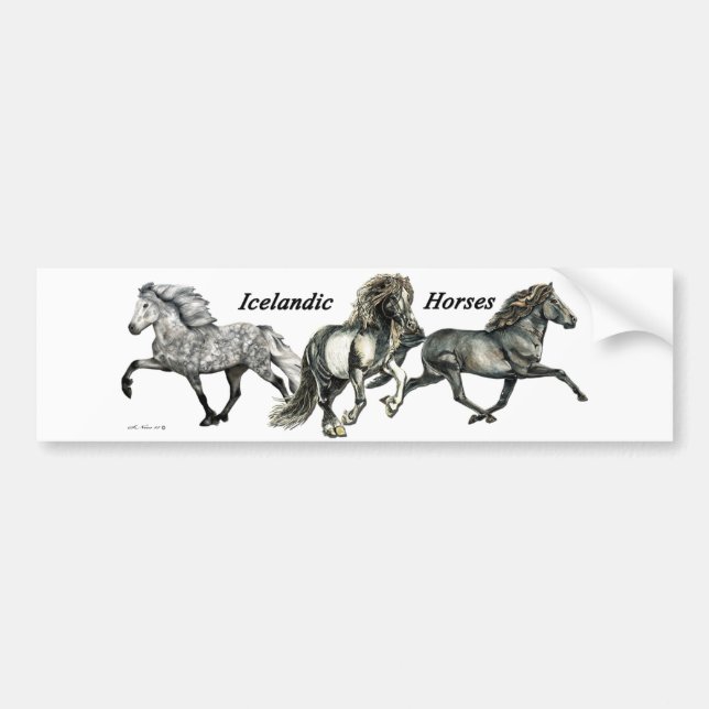 Trio in Tolt Bumper Sticker (Front)