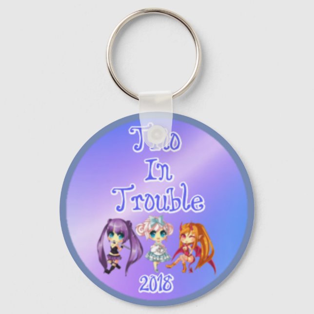 Trio In Trouble 2018 Keychain (Front)