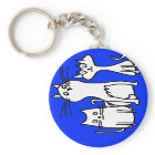 Trio Of Cartoon Cats Pillowcase