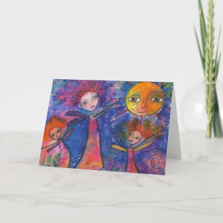 Trio of Fairies Greeting Card