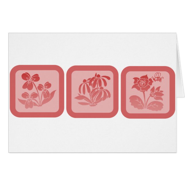 Trio of Flowers (Front Horizontal)
