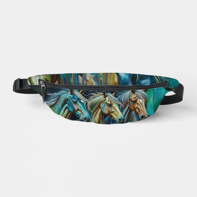 Trio of Horses -Horse Lovers Fanny Pack (Front)