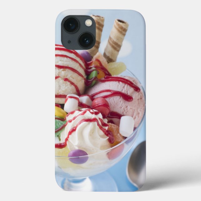 Trio of Ice Cream and Sweet Sundae Case-Mate iPhone Case (Back)