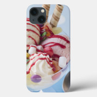 Trio of Ice Cream and Sweet Sundae