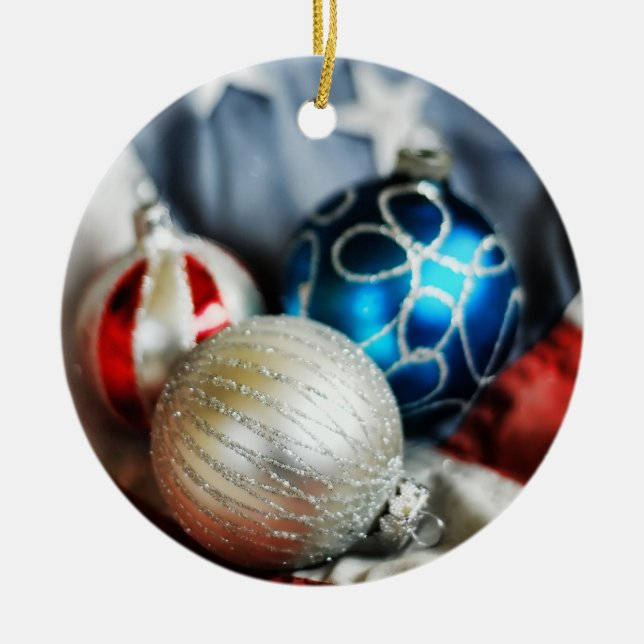 Trio of Patriotic Ornaments (Front)