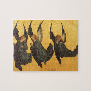 Trio of Renaissance Angels by Master of Housebook Jigsaw Puzzle