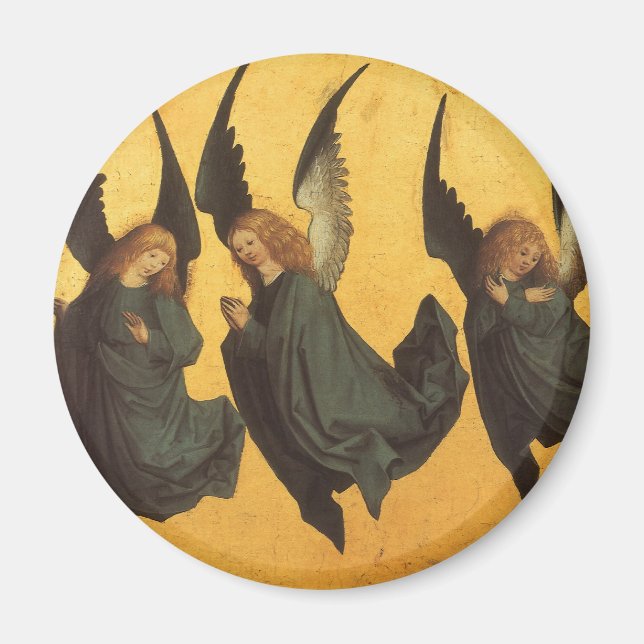 Trio of Renaissance Angels by Master of Housebook Magnet (Front)