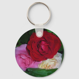 Trio of Roses Keychain