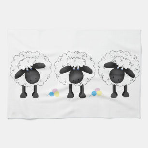 Trio Of Sheep Kitchen Towel