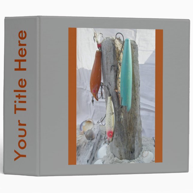 Trio Vintage Lures Binder (Front/Spine)