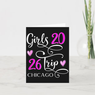 Trip Chicago Vacation Group Matching Card