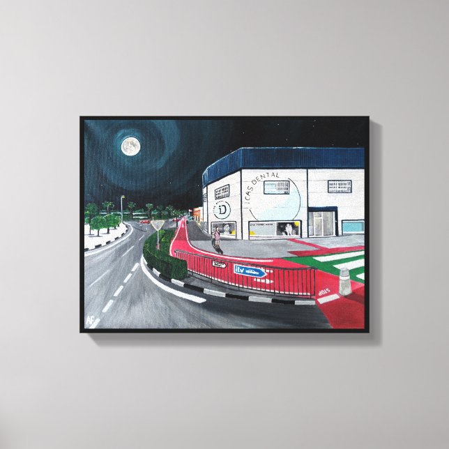 Trip to the Dentist Painting by Alfred Fox Canvas Print (Front)