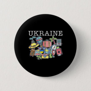 Trip To Ukraine Bound Family Travel Buddy Matching 2 Inch Round Button