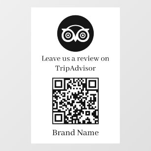 Tripadvisor QR Business Review Display Sign