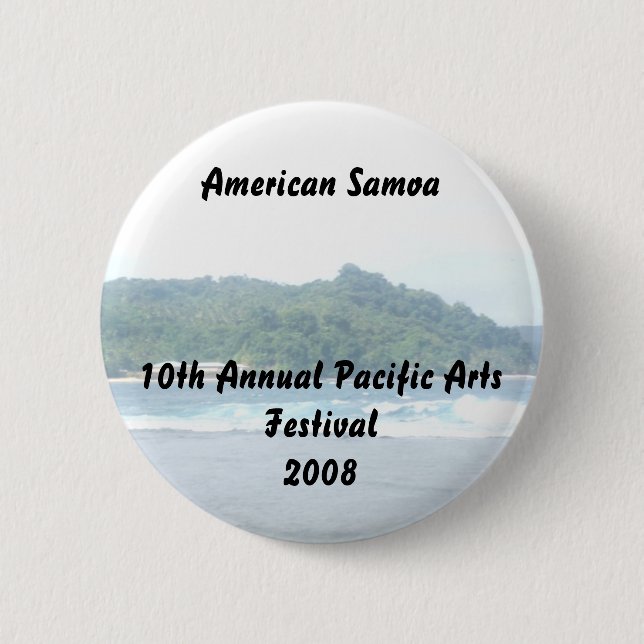 triparoundtown 130, American Samoa10th Annual P... 2 Inch Round Button (Front)
