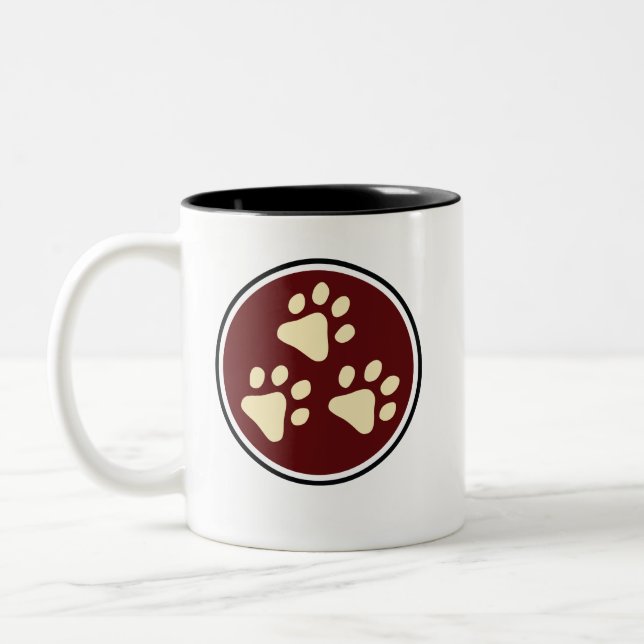 Tripawds Two Tone Coffee Mug (Left)