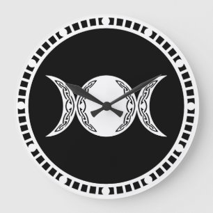 Tripe Goddess Symbol Large Clock