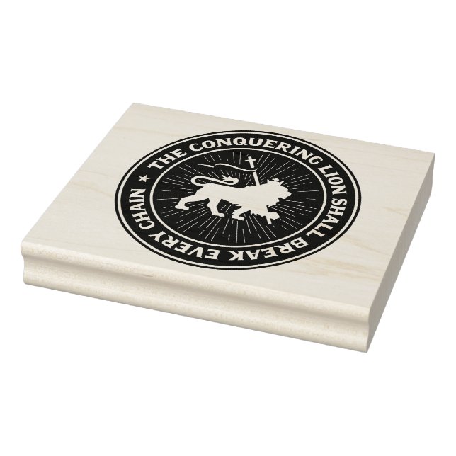 Tripe Judah Selassie Jah Rastafari Wood Art Stamp (Stamp)