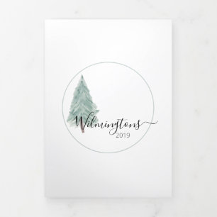 Triple 3 photo carte couleur d'eau