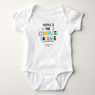 Triple 3 The Complete Package Baby Vest Bodysuit