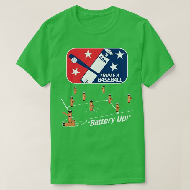 Triple A Baseball 1 T-Shirt (Design Front)