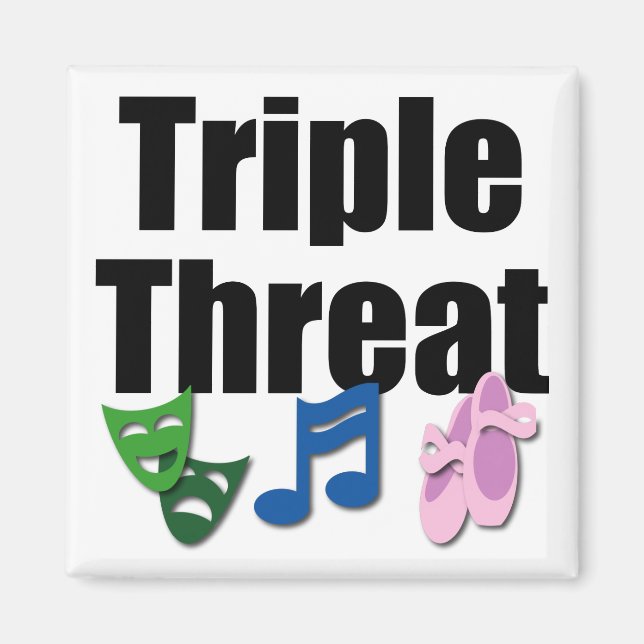 Triple aimant de menace (Devant)