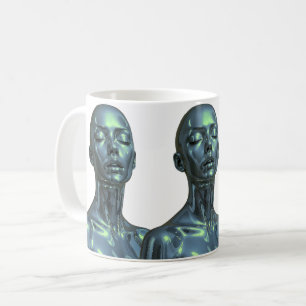 Triple Android Reflection Coffee Mug
