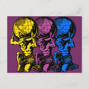 Triple Atlas Postcard