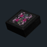 Triple Black Day Of The Dead Skulls Pink Roses Gift Box<br><div class="desc">Awesome Sugar Skull design for Dia De Los Muertos Day of the Dead. Whether you're into dark fantasy,  skulls,  skeletons,  mythical and magical creatures,  or just hardcore awesome looking designs,  this is the design for you.</div>