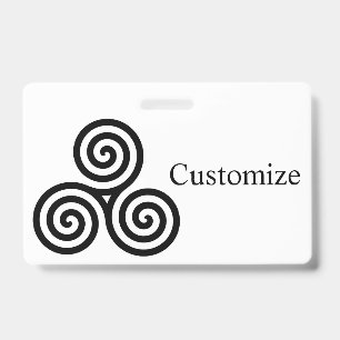 Triple Black Spirals Thunder_Cove Badge