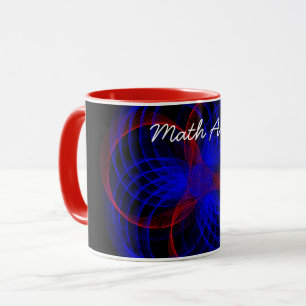 Triple Blueberry Accent Math Art Coffee Mug