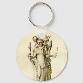 Triple-Bodied Hecate Keychain