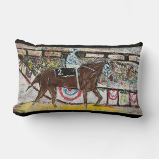 TRIPLE CROWN 1973 LUMBAR PILLOW