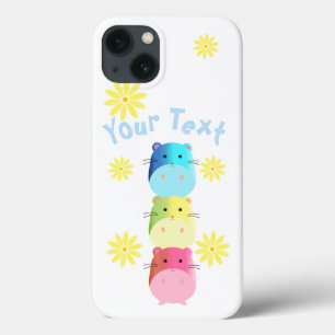 Triple Cute Kawaii Hamsters Custom Case-Mate iPhon iPhone 13 Case