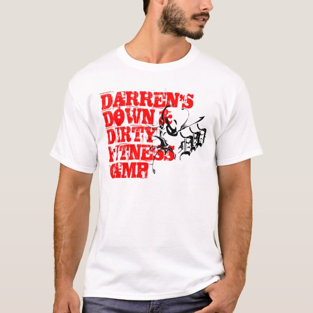 Triple D Camp White T w/Mask T-Shirt (Front)