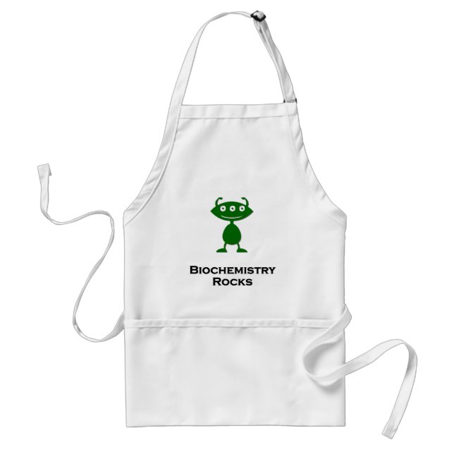 Triple Eye Biochemistry Rocks green Standard Apron (Front)