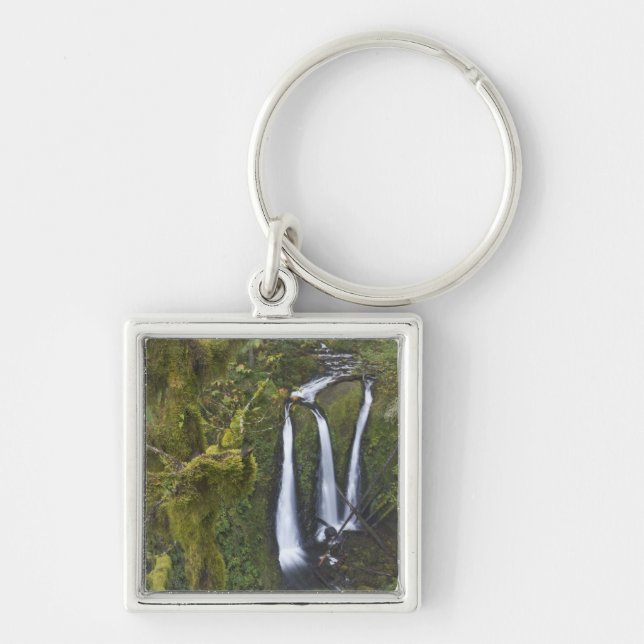 Triple Falls, Columbia River Gorge Keychain (Front)