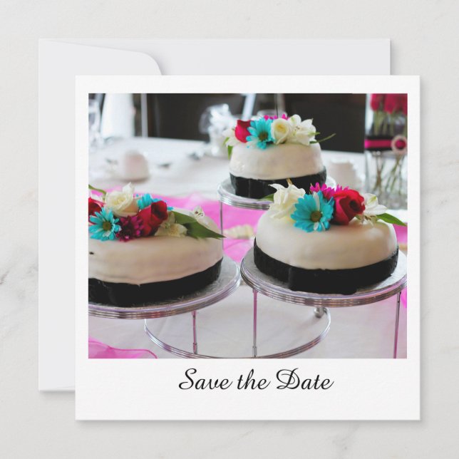 Triple gâteau save the date (Devant)