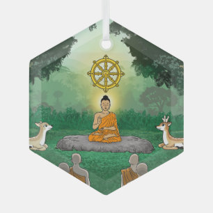 Triple Gems: Buddha, Dharma, Sangha Ornament