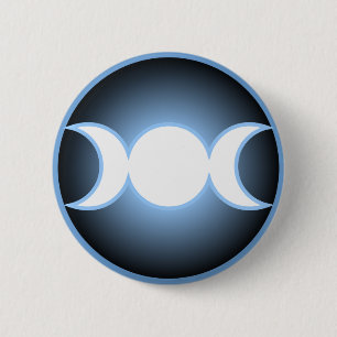 Triple Goddess 2 Inch Round Button