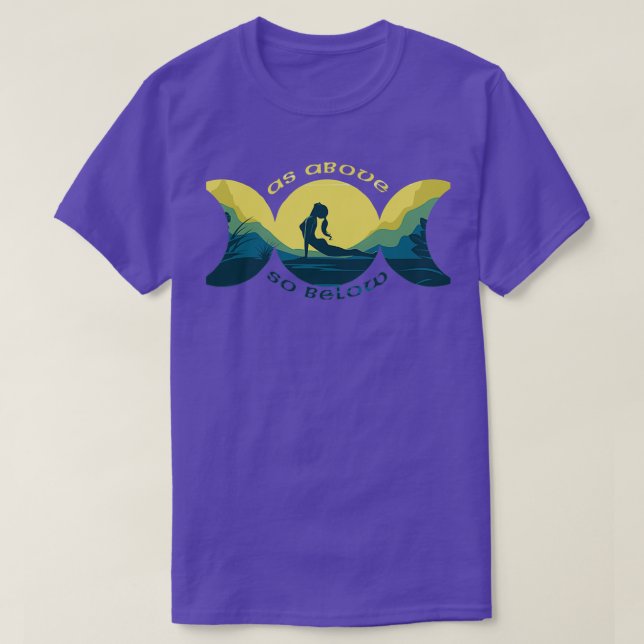 triple goddess as above so below Classic TShirt (Design Front)