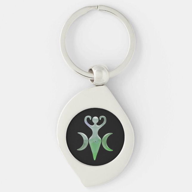 Triple Goddess Keychain (Front)