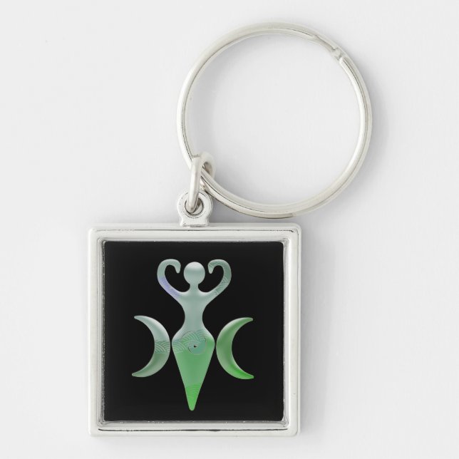 Triple Goddess Keychain (Front)