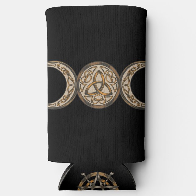 Triple Goddess Moon  Seltzer Can Cooler (Front)