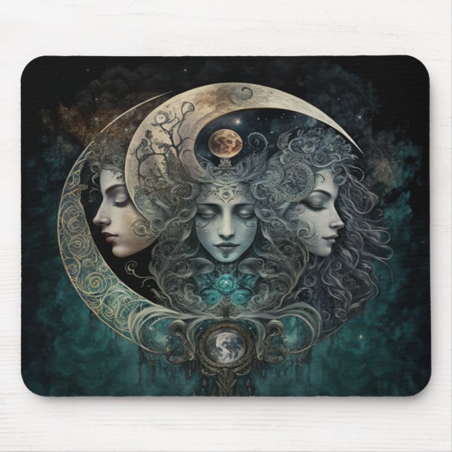 Triple Goddess Mousepad (Front)