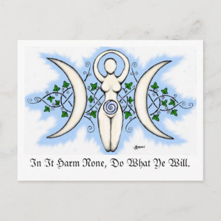 Triple Goddess Post Card