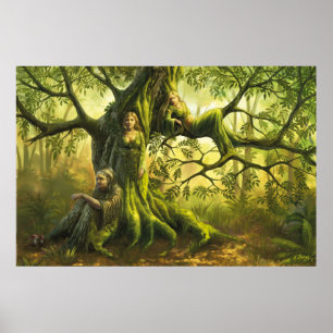 Triple Goddess poster 24"x36"