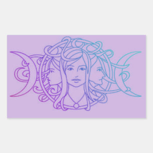 Triple Goddess Sticker